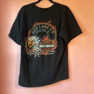 Harley Davidson rice lake men’s t shirt vintage eagle size large